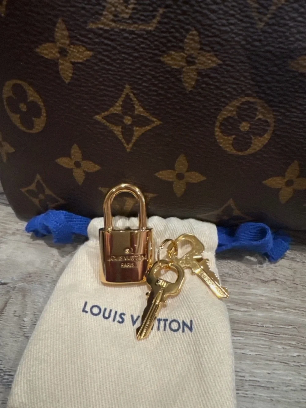 Louis Vuitton Petit Palais M45900 Monogram Canvas NEW Full Set Receipt